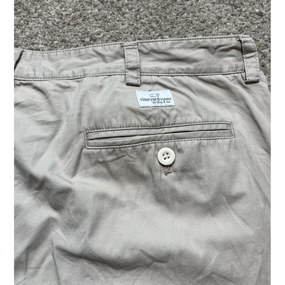 Vineyard Vines Mens Club Shorts Chino‎ Size 40 Tan/Khaki Cotton
